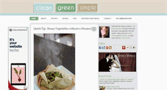 Desktop Screenshot of cleangreensimple.com